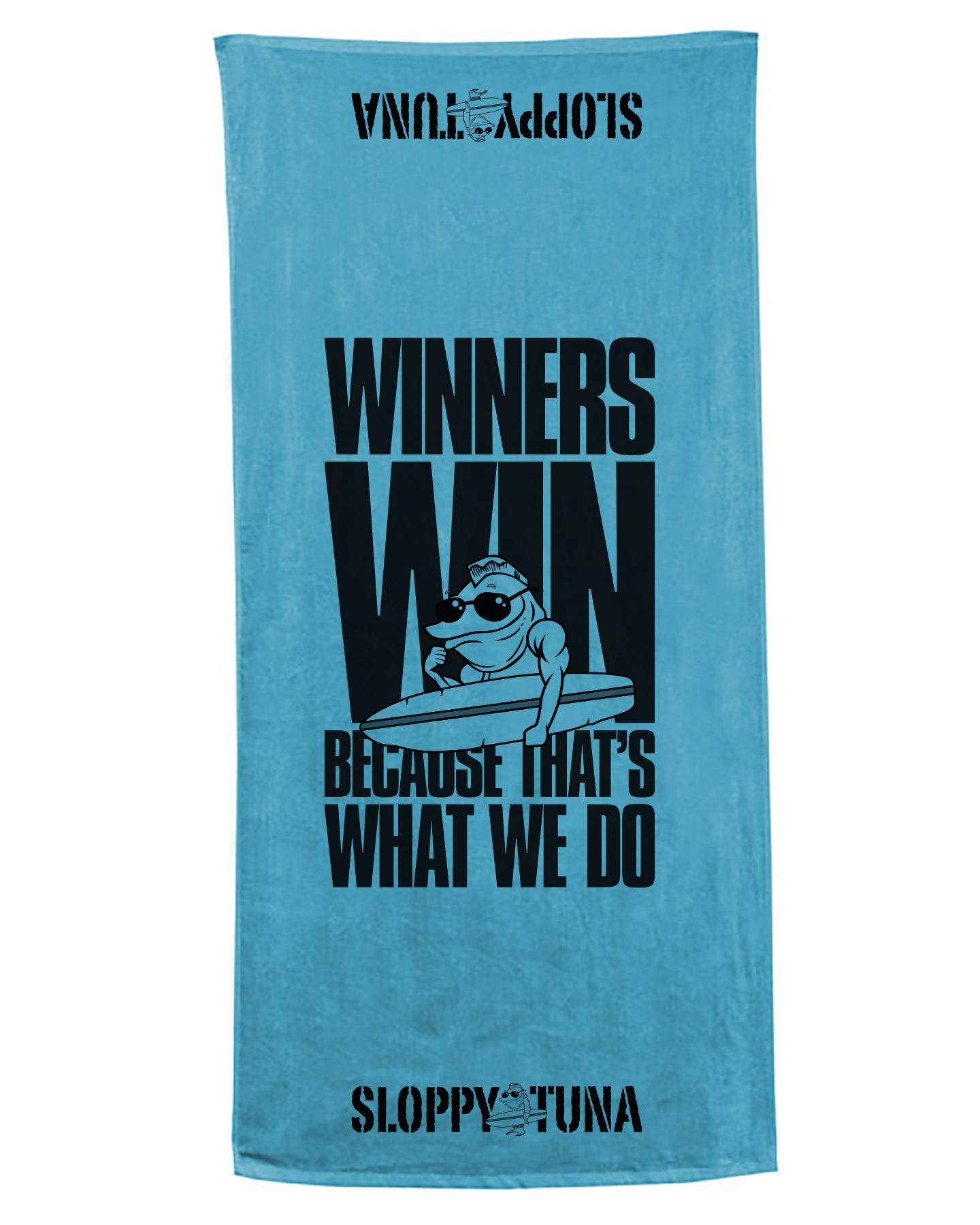 Winner's Win Because That's What They Do Beach Towel image 0