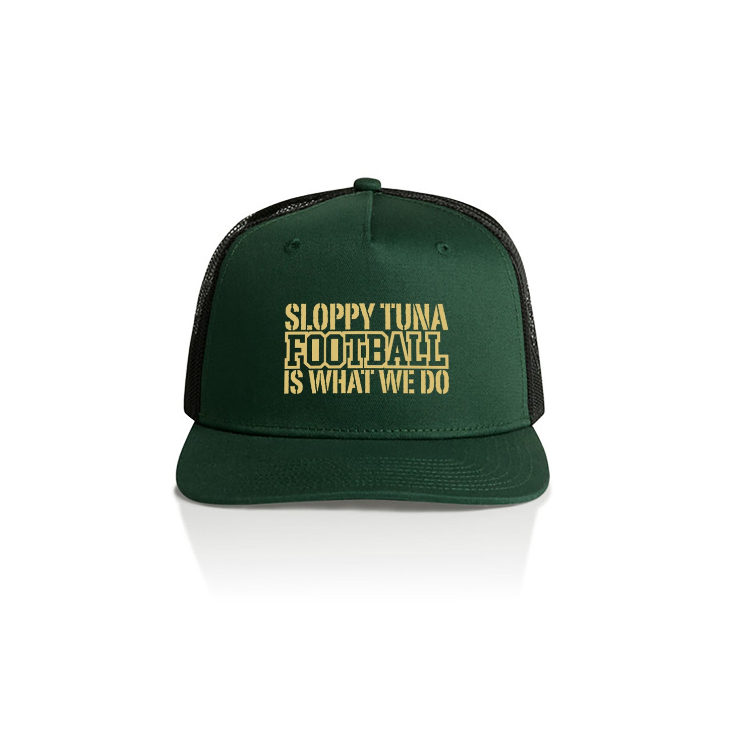 Sloppy Tuna Football Is What We Do Trucker Hat image 0