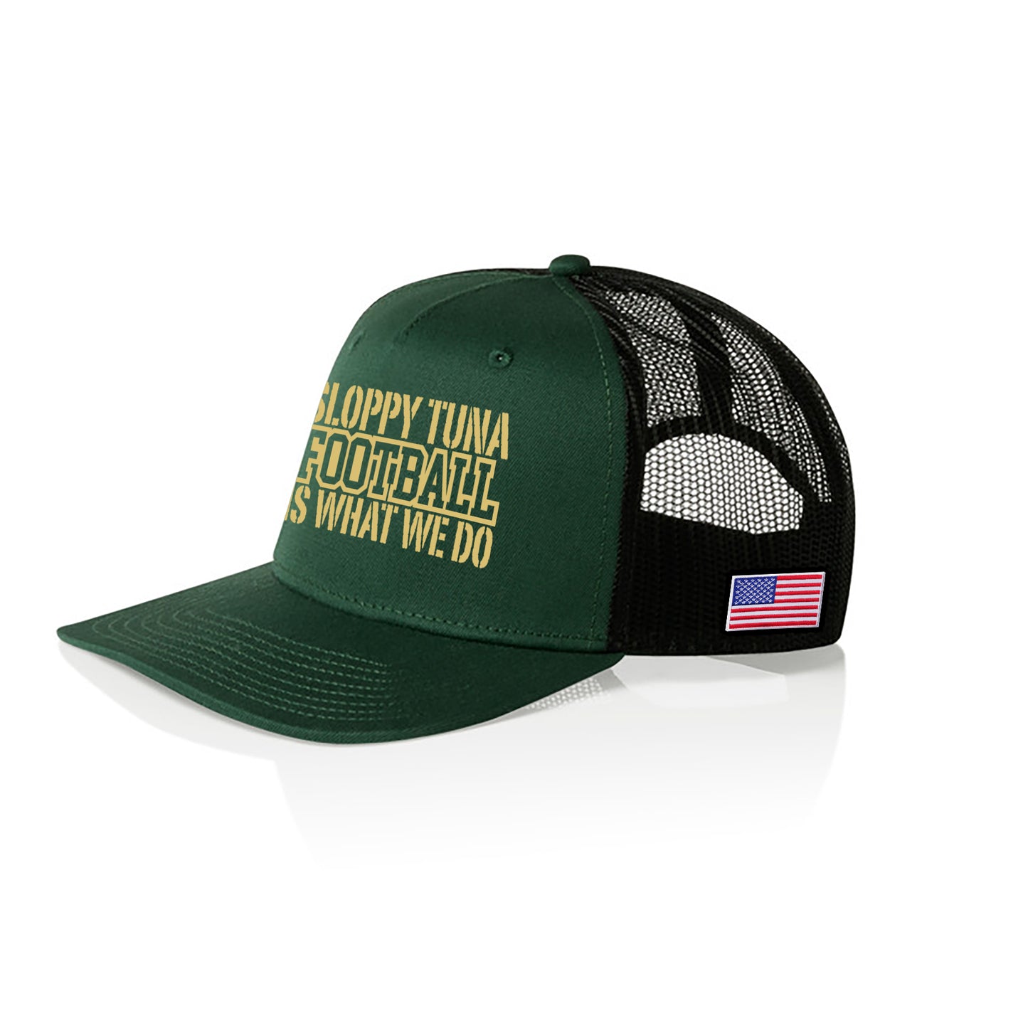 Sloppy Tuna Football Is What We Do Trucker Hat image 1